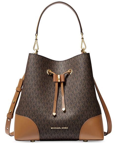 michael michael kors mercer gallery medium leather convertible bucket bag|mercer gallery medium leather satchel.